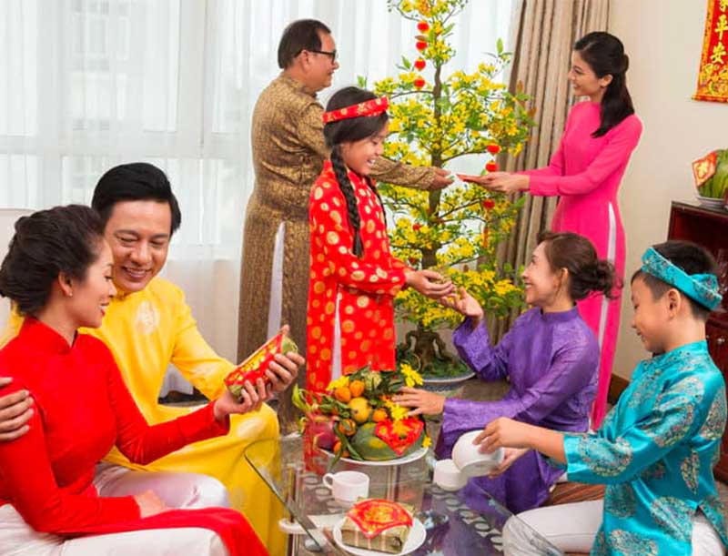 phong tuc cung ngay tet