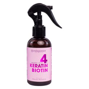 Xịt Mọc Tóc Biotin & Keratin 4% Milaganics