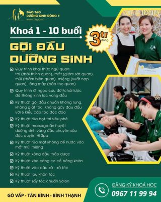 Những kỹ năng quan trọng khi học gội đầu dưỡng sinh